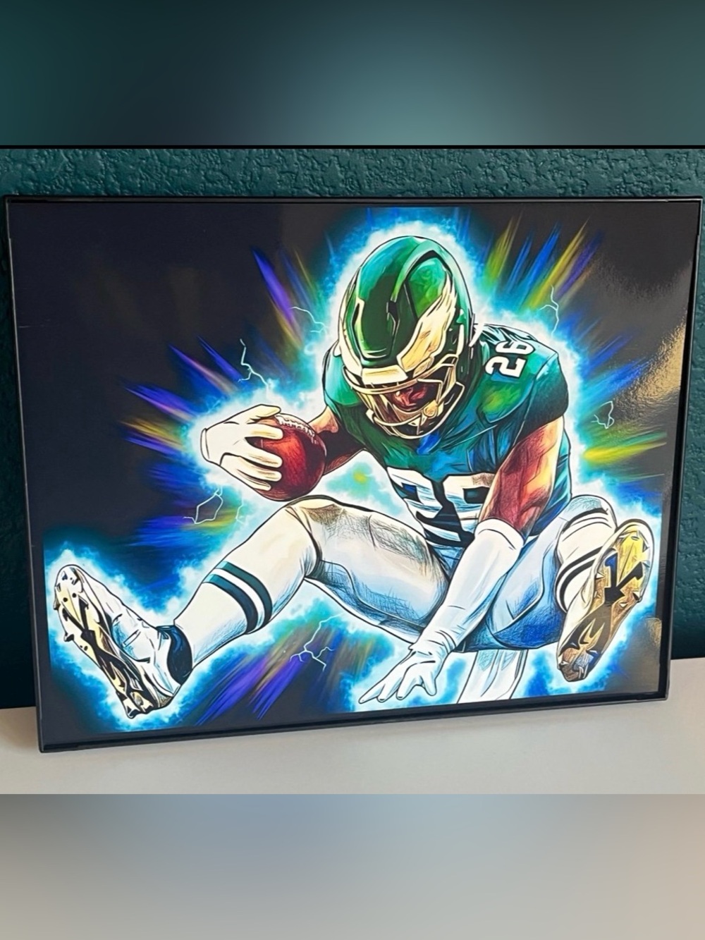 Poster Print 8x10 NFL Football Super Bowl Philadelphia Eagles Barkely